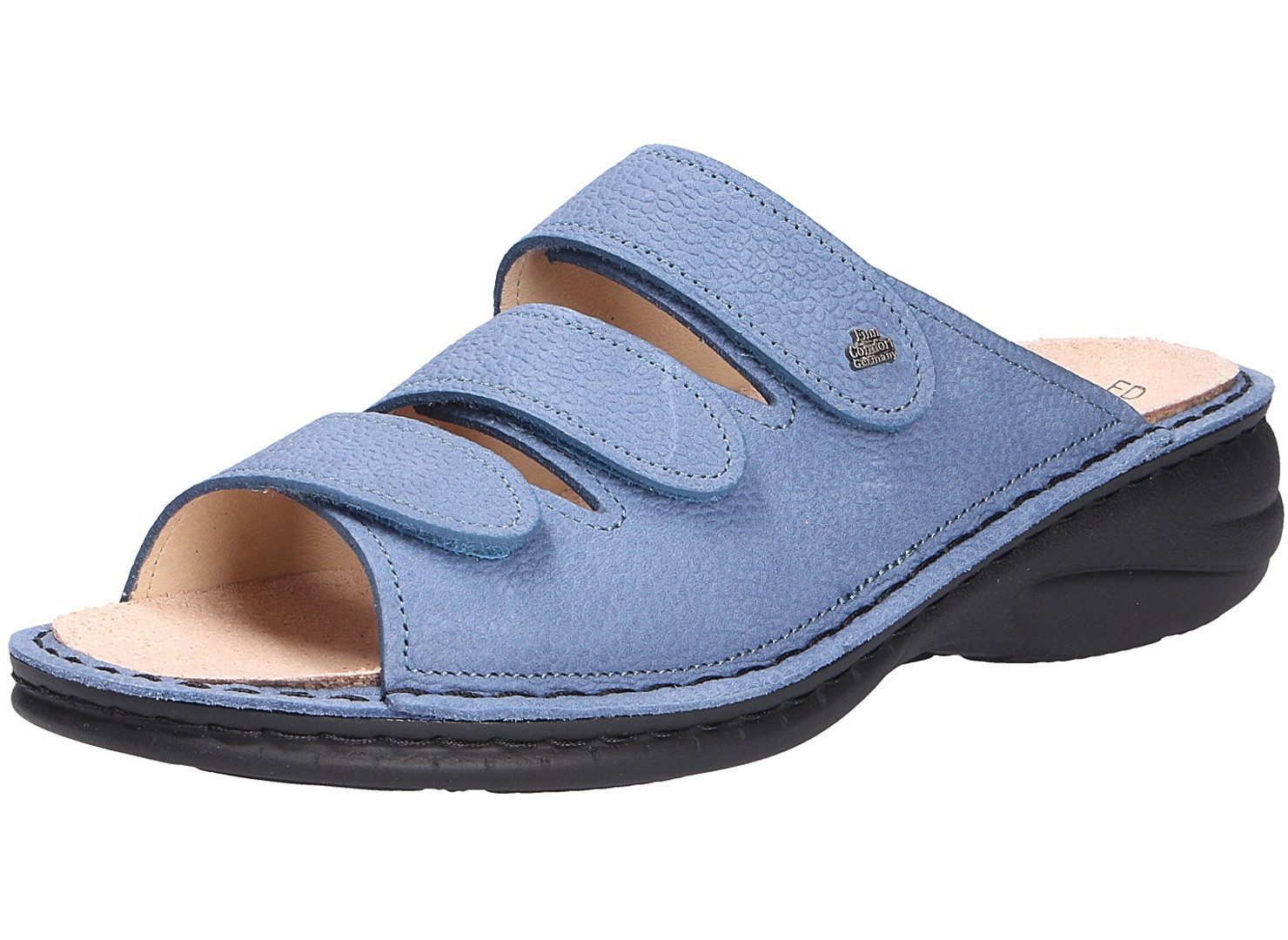 Finn Comfort Damen Pantolette HELLAS blau Größe Pantolette