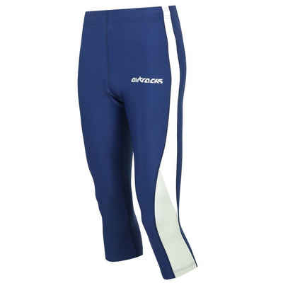 Airtracks Lauftights Laufhose 3/4 Lang Sporthose mit Kompressionswirkung, & Quick Dry Funktion » S M L Xl XXL XXXL «