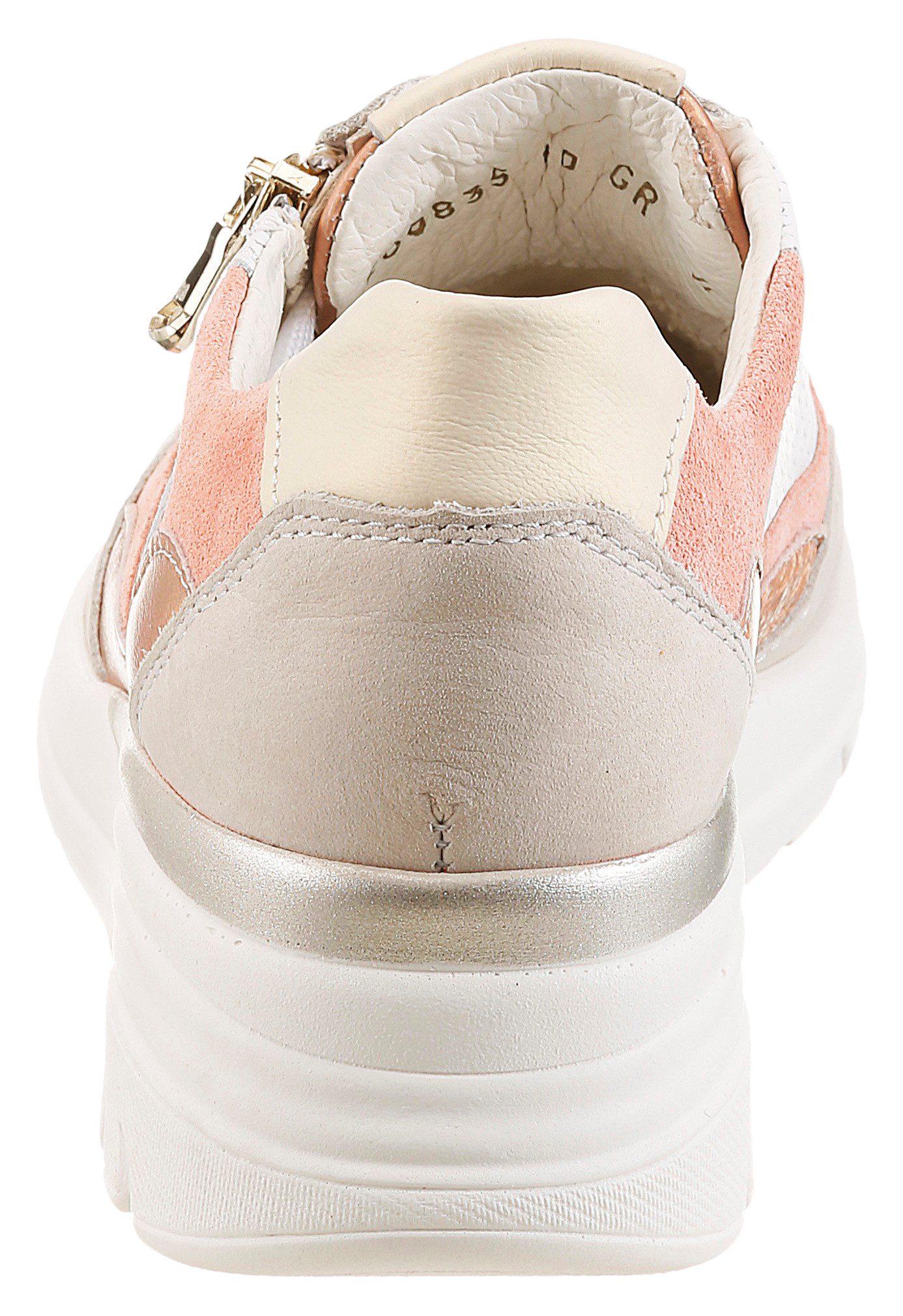 Waldläufer Keilsneaker Schnürschuh, Halbschuh, Freizeitschuh mit Reißverschluss