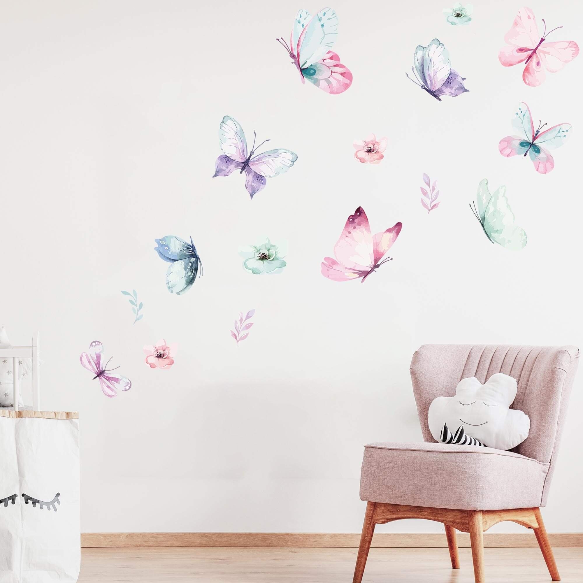 WANDKIND Wandtattoo Schmetterling Schwarm V220, wieder günstig online kaufen
