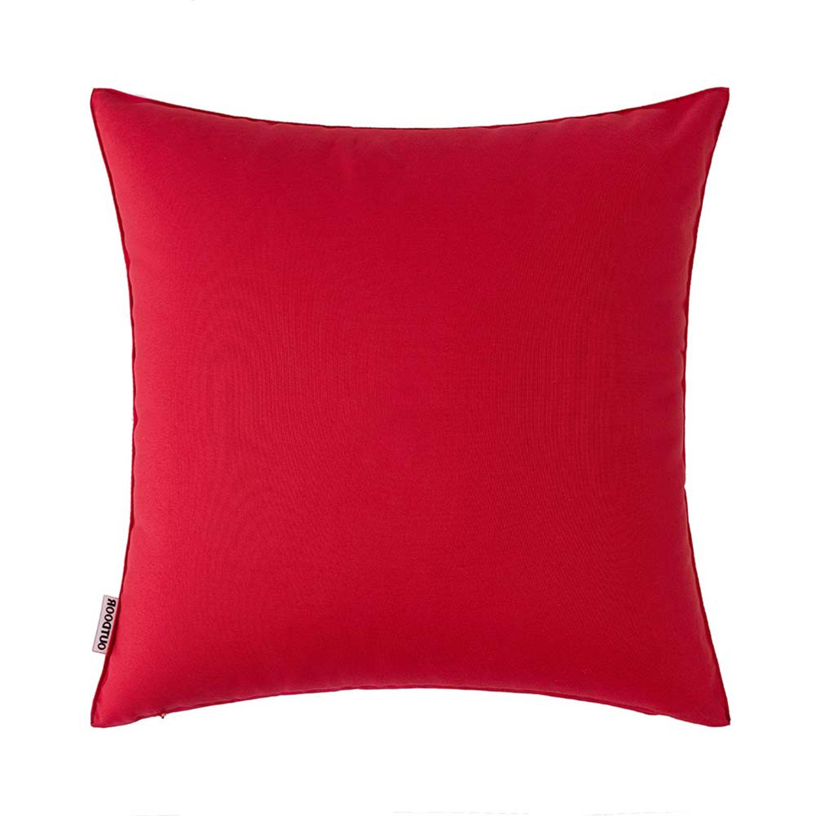 Kissenbezug 45* Party (1 Sofa Rosnek Deko Outdoor Terrasse Wasserdicht, für Zelt, Garten Stück), 45cm, Rot