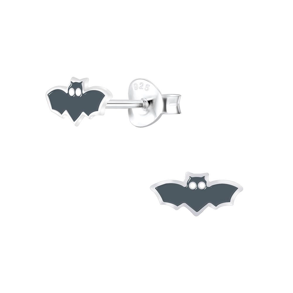 Valentinstagsgeschenk Order & Smile Schmuck Paar Ohrstecker Fledermaus Ohrstecker: Halloween Kinder Ohrringe Silber 925