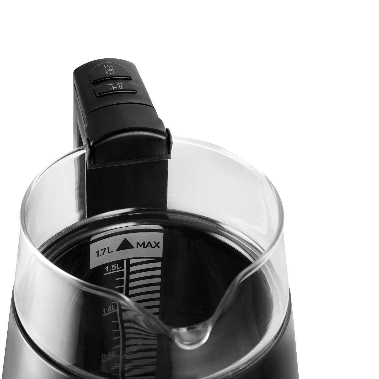 Concept Wasserkocher Thermosense, 1.7 l, 1700 W, Temperatureinstellung; digitale Temperaturanzeige