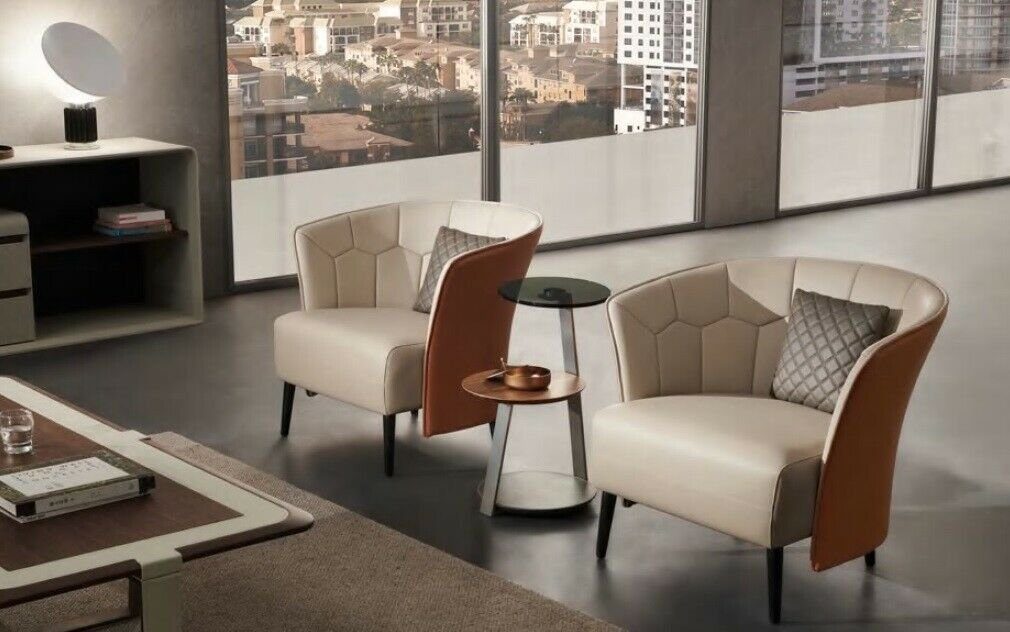 JVmoebel Sessel, Sessel Club Lounge Designer Stuhl Polster Sofa 1 Sitzer Relax Fernseh Büro Möbel