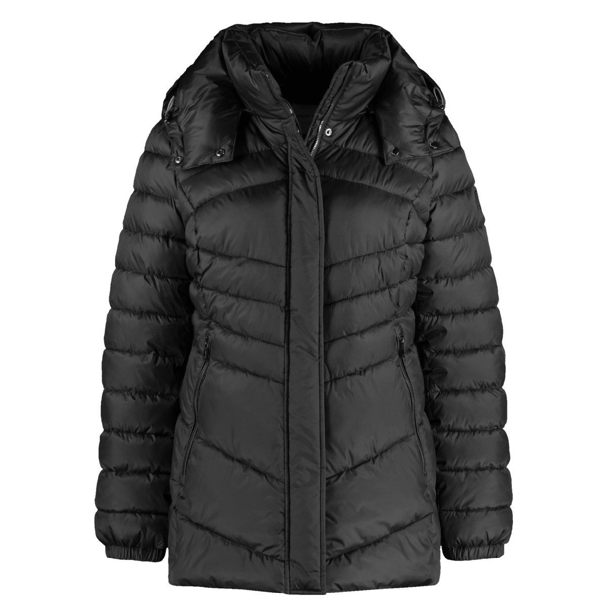 GERRY WEBER Steppmantel Damensteppjacke mit abnehmbarer Kapuze (450229-31140)