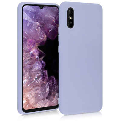kwmobile Handyhülle Hülle für Xiaomi Redmi 9A / 9AT, Hülle Silikon - Soft Handyhülle - Handy Case Cover - Pastell Lavendel