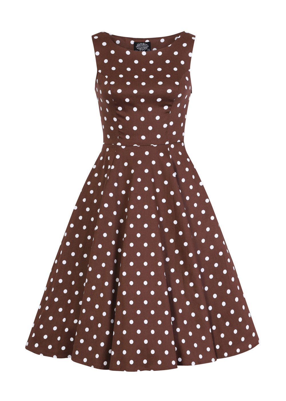 Hearts & Roses London A-Linien-Kleid Cindy Polka Dot Swing Dress Rockabella Vintage Retro