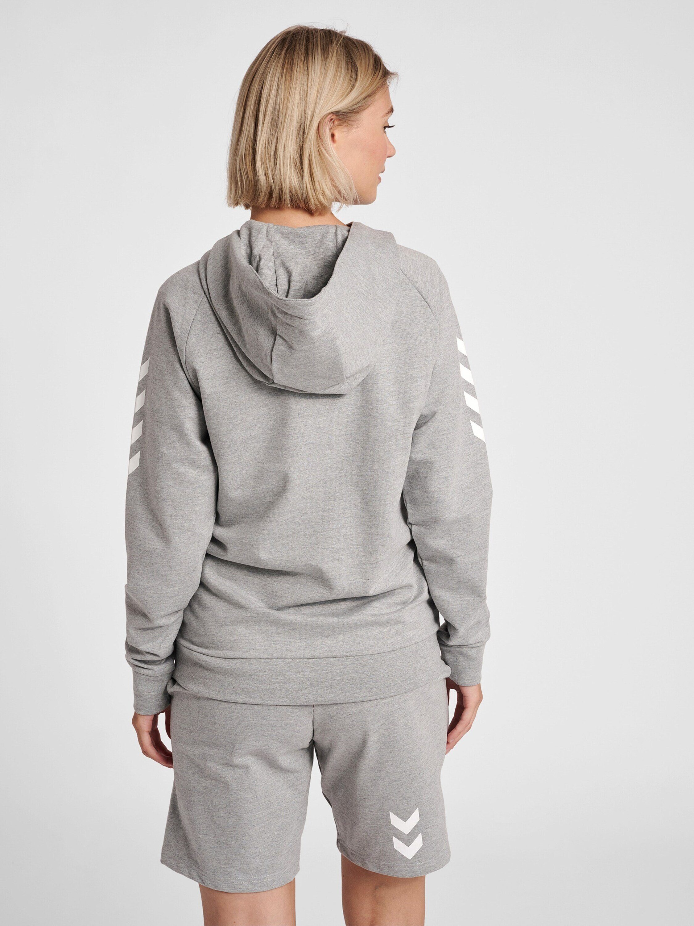 hummel Sweatshirt (1-tlg) Plain/ohne Details Grau