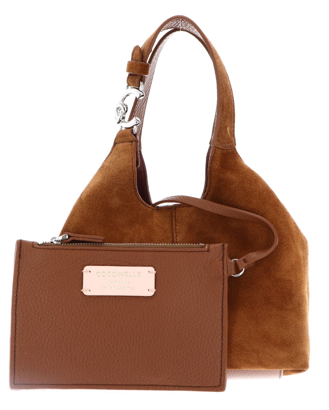 COCCINELLE Handtasche Handbag Suede (Set, 2-tlg), aus echtem Rindsleder günstig online kaufen