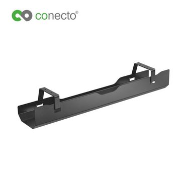conecto Kabelkanal conecto® Schreibtisch Kabellhalterung, schwarz