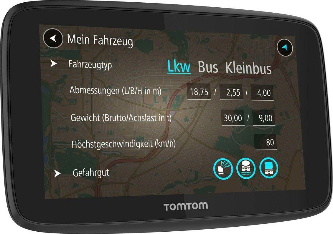 (Europa inklusive TomTom GO lebenslanger 520 (48 Professional LKW-Navigationsgerät Kartenupdates) Länder),