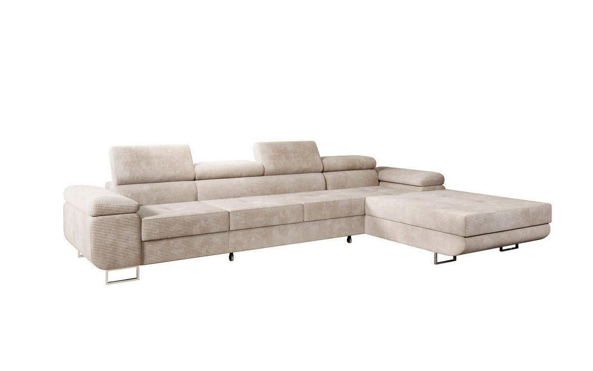 Luxusbetten24 Schlafsofa Designer Sofa Calvera Maxi, in Cord mit Schlaf- un günstig online kaufen