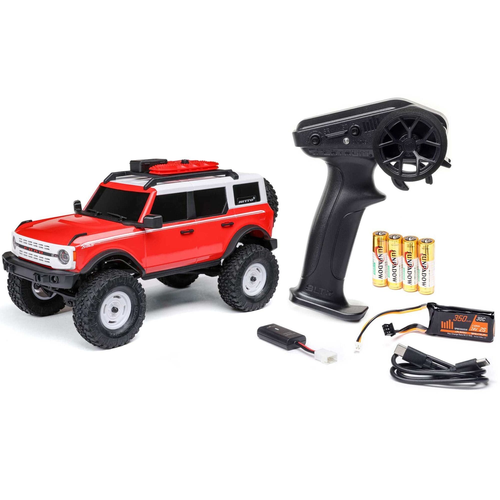 Axial RC-Monstertruck Axial 1:24 SCX24 Ford Bronco Heritage Edition 4X4 RTR Brushed Rock Cr