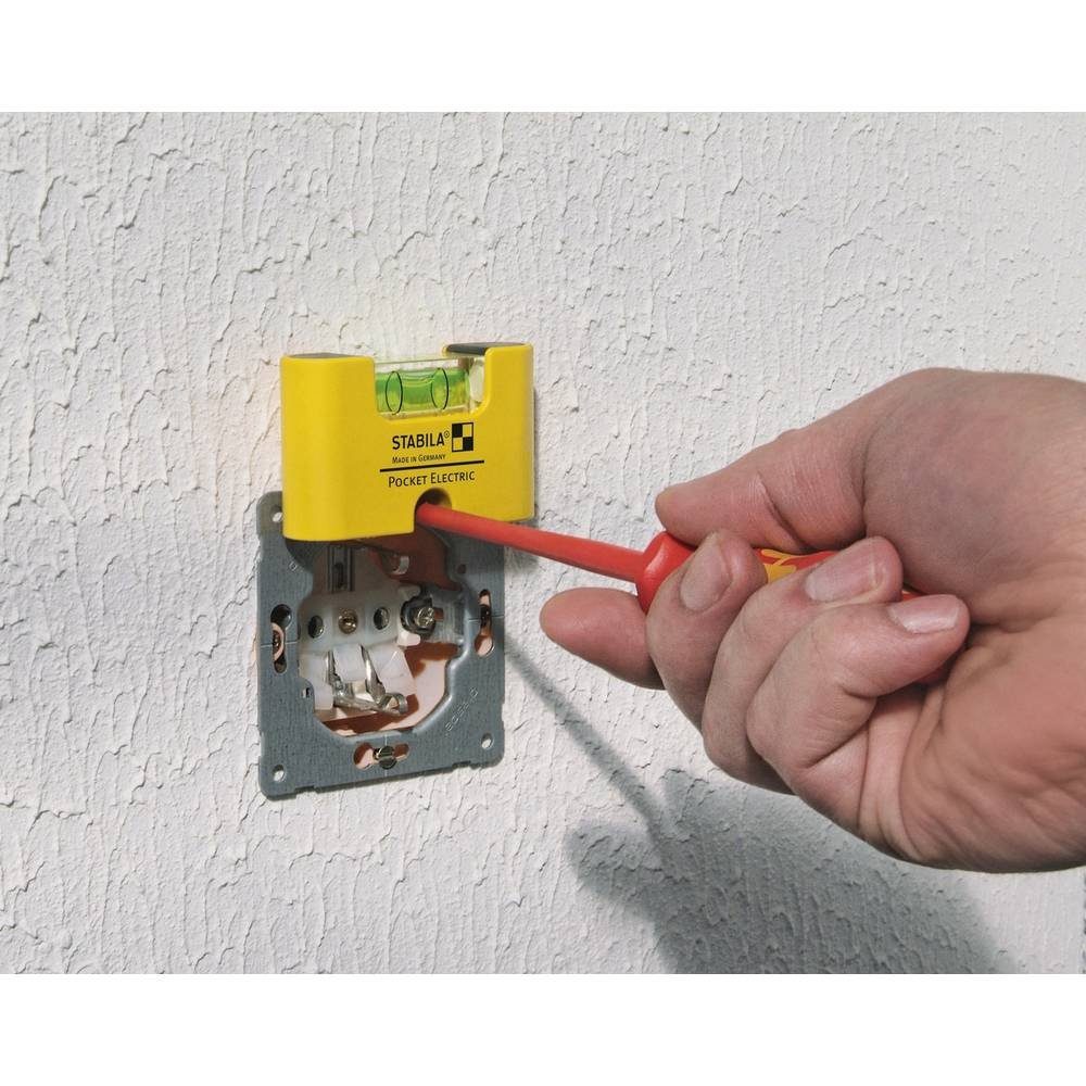 Stabila Wasserwaage Kunststoff-Miniformat-Wasserwaage Pocket Electric günstig online kaufen