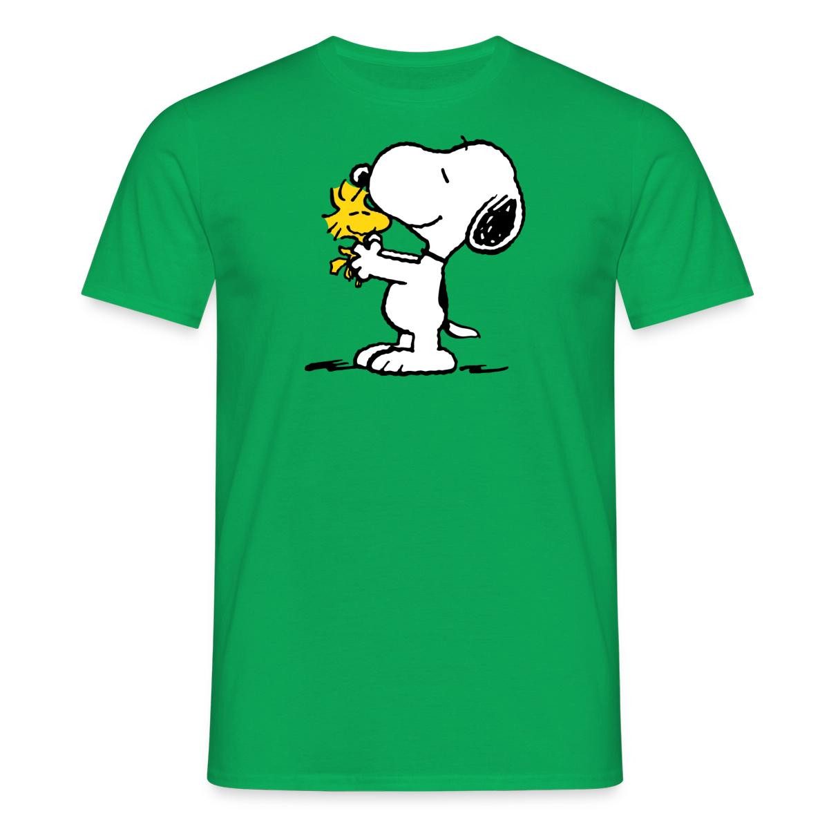 Spreadshirt T-Shirt Peanuts Snoopy Und Woodstock Männer T-Shirt (1-tlg)