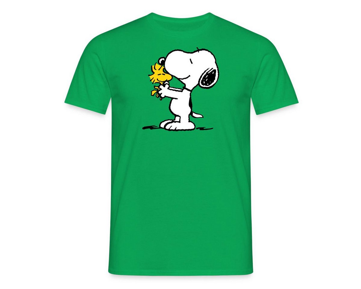 Spreadshirt T-Shirt Peanuts Snoopy Und Woodstock Männer T-Shirt (1-tlg)