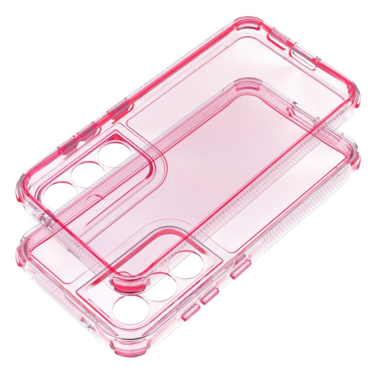 Forcell Handyhülle Matrix Clear Transparent Rosa Kompatibel mit Samsung Galaxy A16