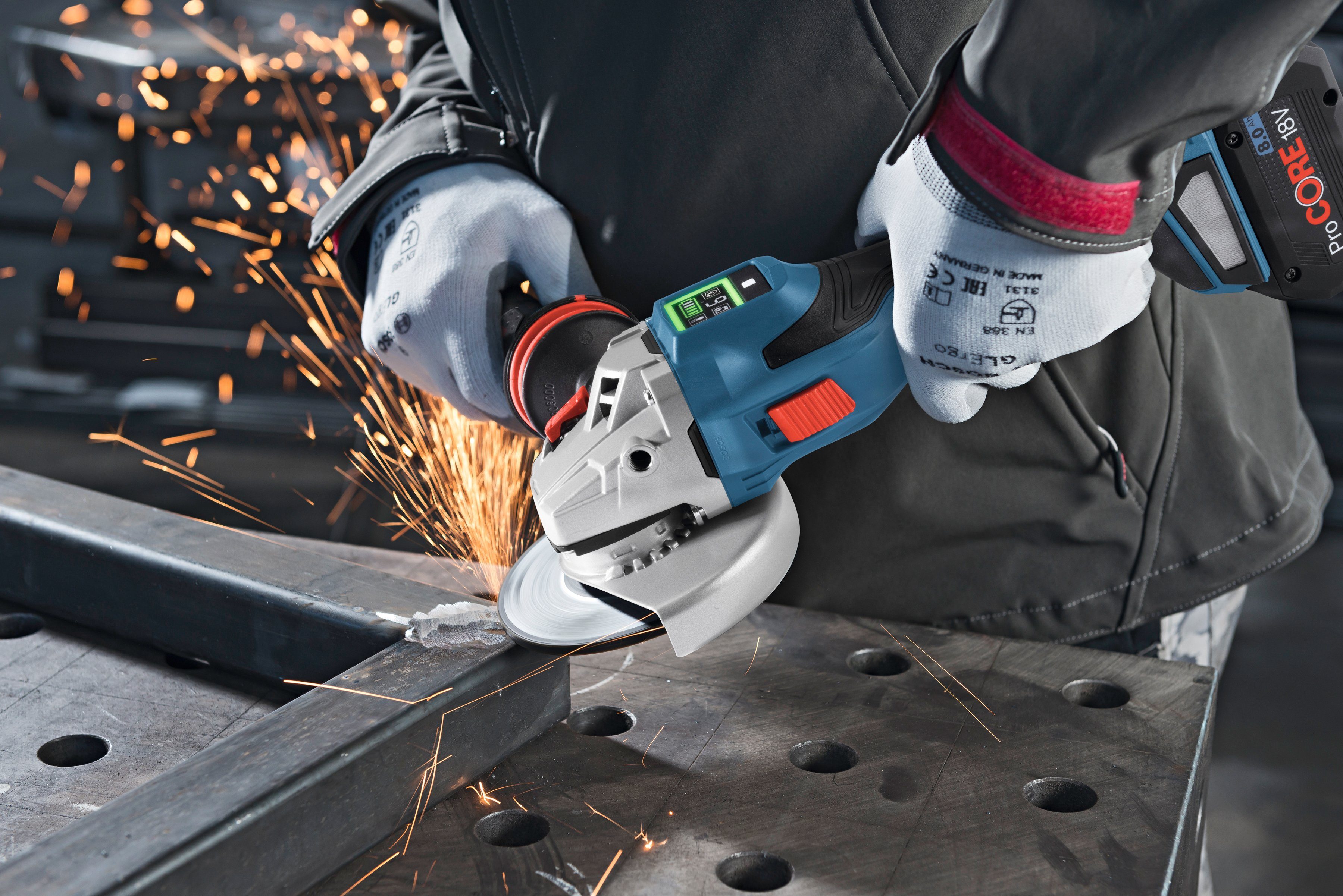 Bosch Professional Akku-Winkelschleifer GWS 18V-15 SC günstig online kaufen