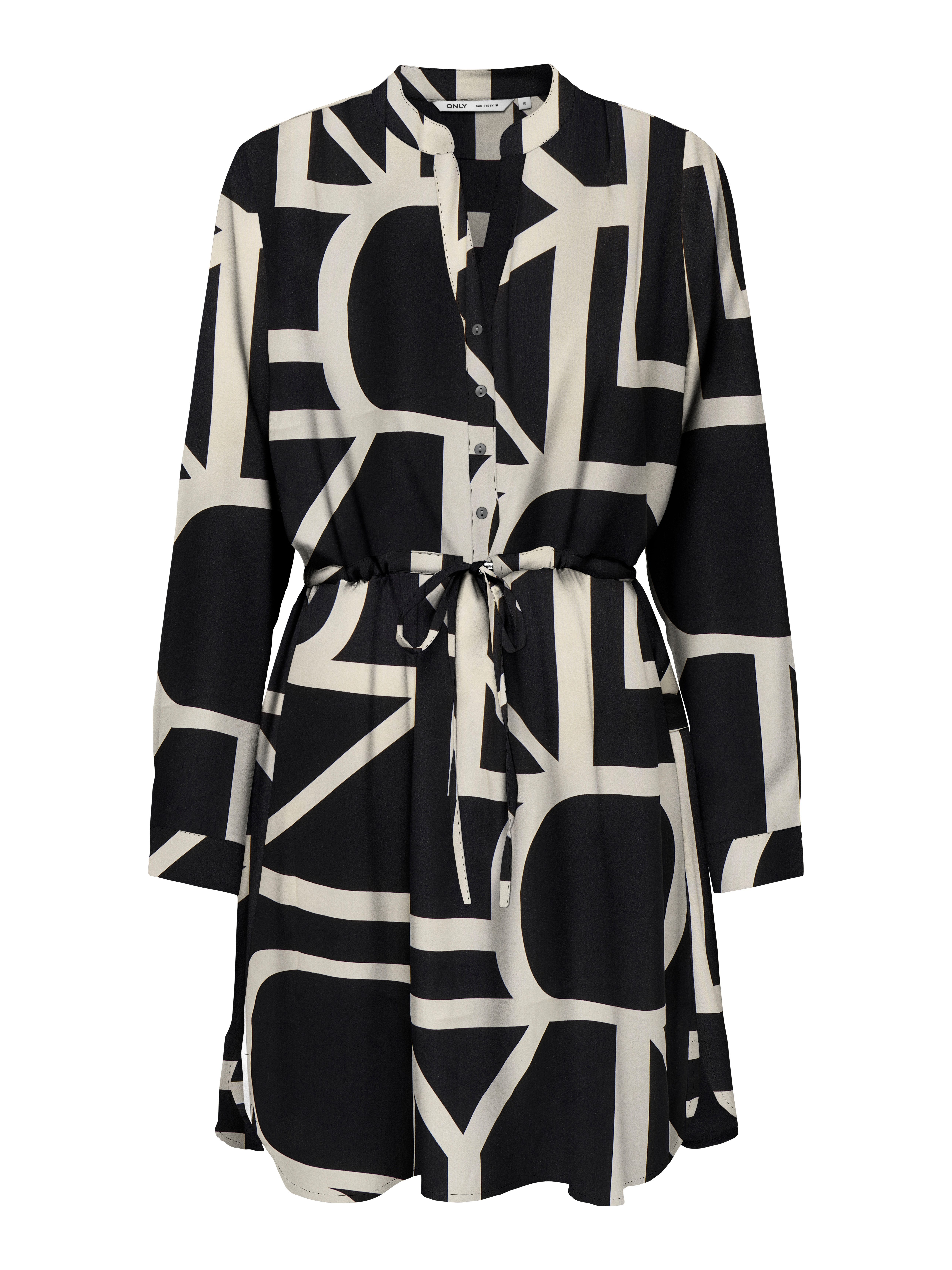 ONLY Druckkleid ONLCORY L/S V-NECK TUNIC günstig online kaufen