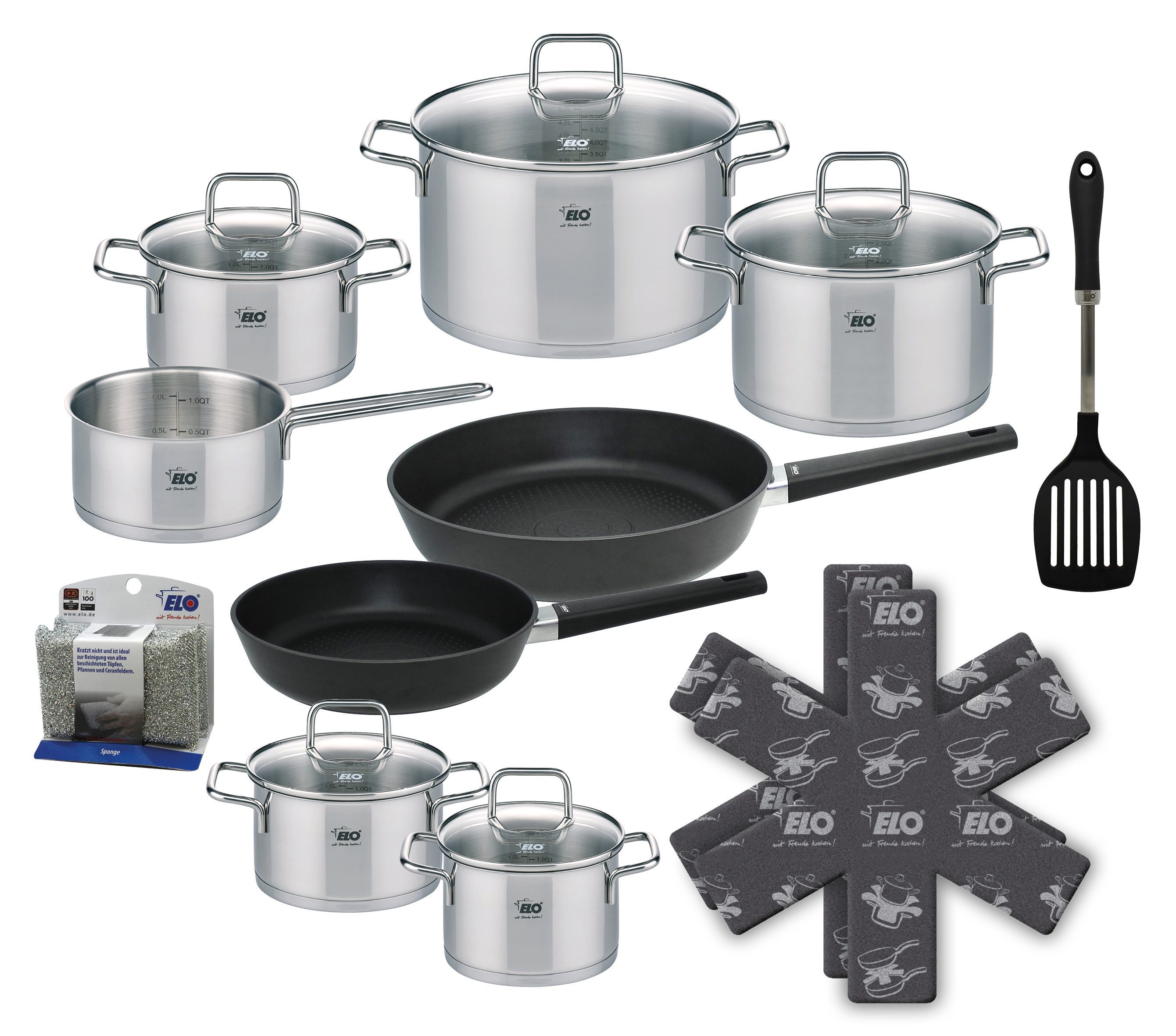 Topf-Set Citrin 16 teilig