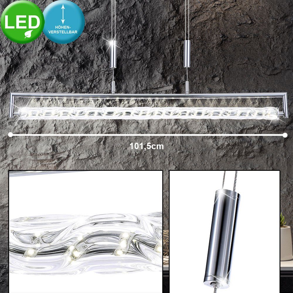 Globo LED Deckenleuchte, LED Hängeleuchte Pendellampe Balken Design Chrom  höhenverstellbar H 160 cm Wohnzimmer online kaufen | OTTO