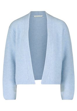 Betty&Co Strickjacke ohne Verschluss (1-tlg) Rippbündchen