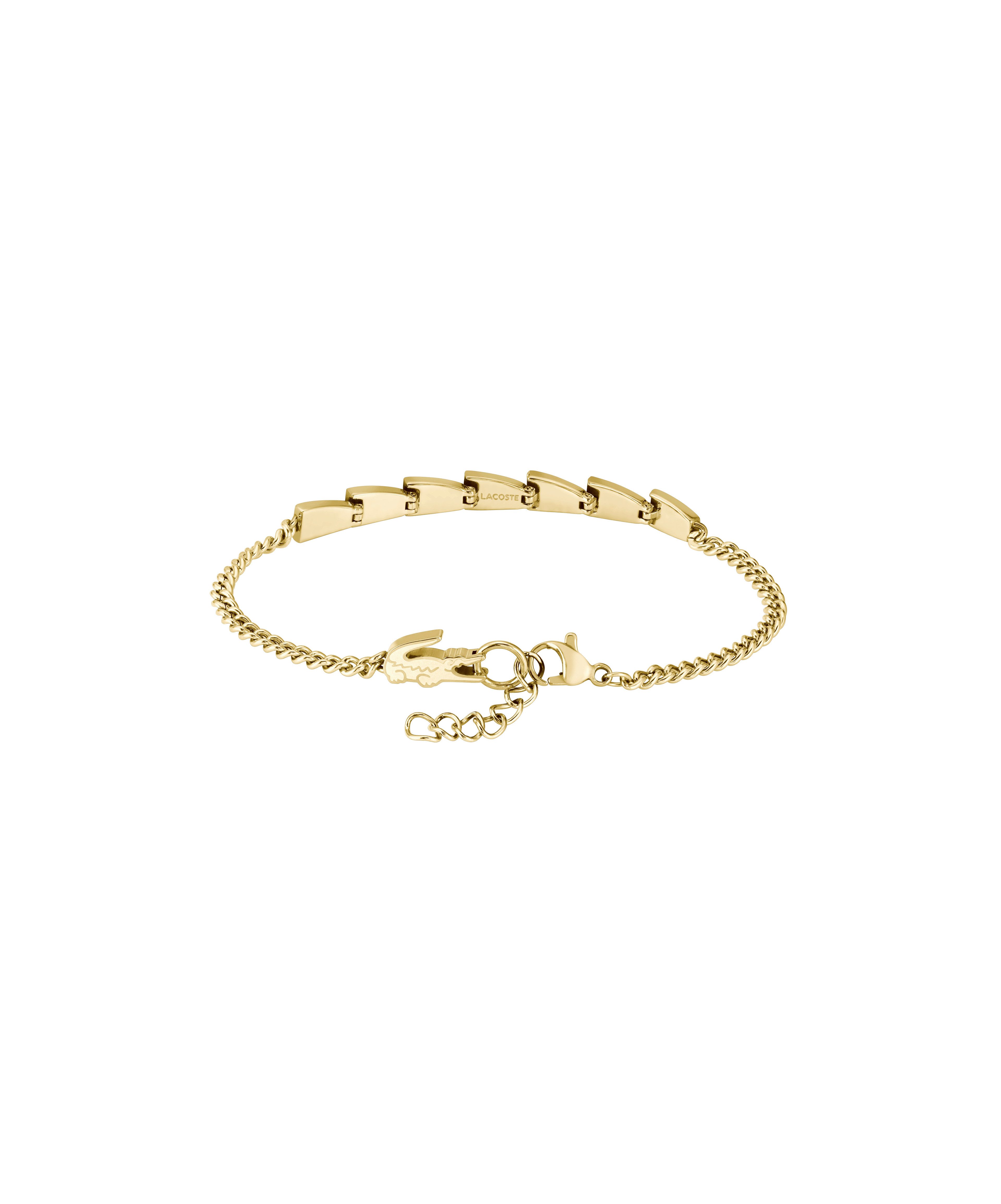 Lacoste Armkette CROCODELLE, mit Glasstein