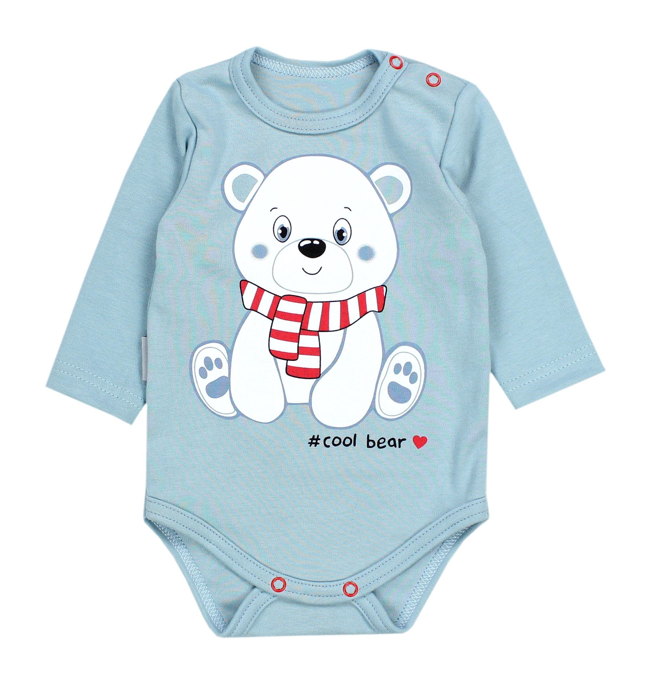TupTam Langarmbody TupTam Baby Unisex Langarm Body mit Aufdruck Spruch 5er Pack