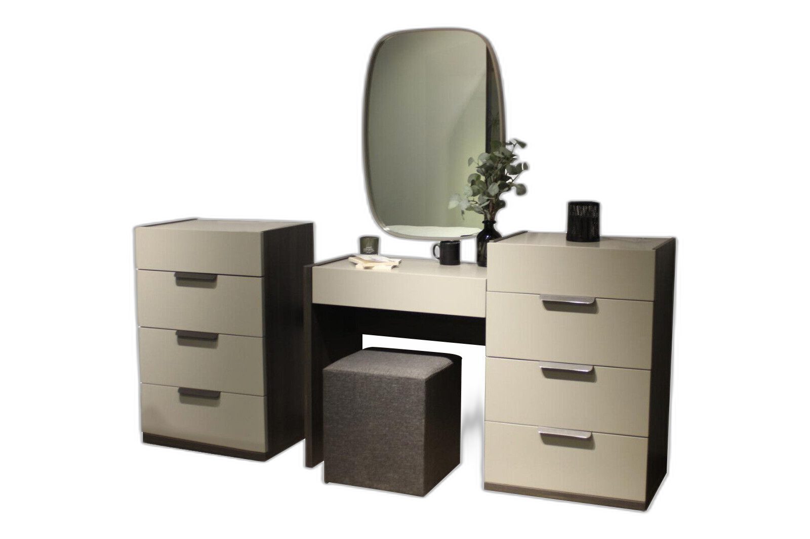 Schminktisch Luxus Schlafzimmer Möbel mit Spiegel und Schminktisch Gestaltung