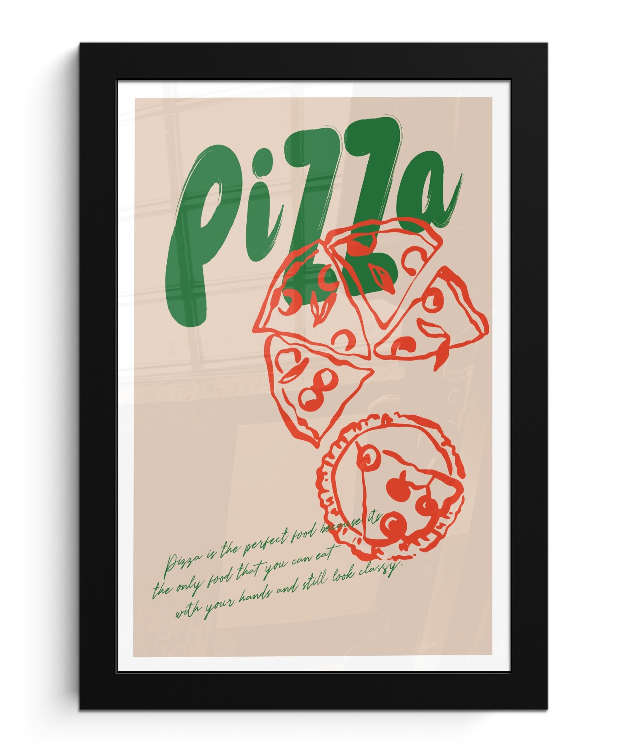 MuchoWow Poster Pizza - Lebensmittel - günstig online kaufen