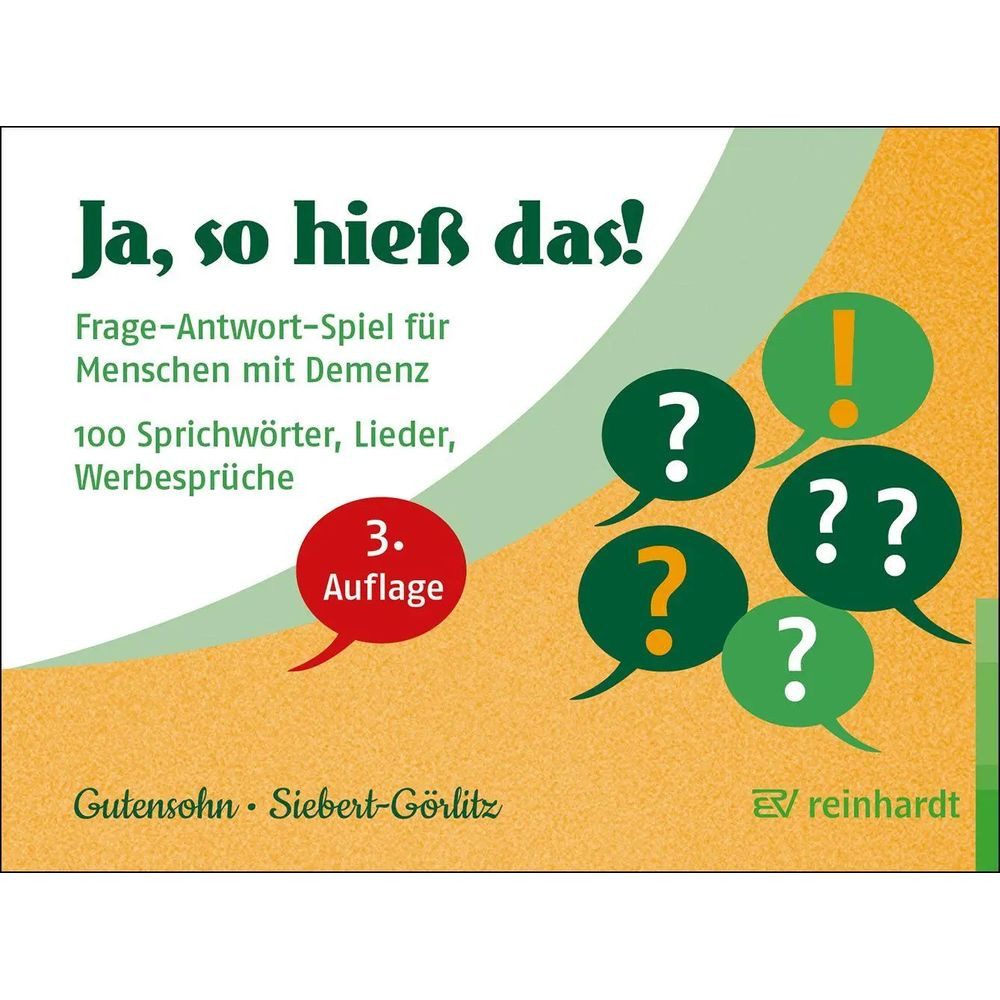 ERNST Spiel Ja, so hieß das!