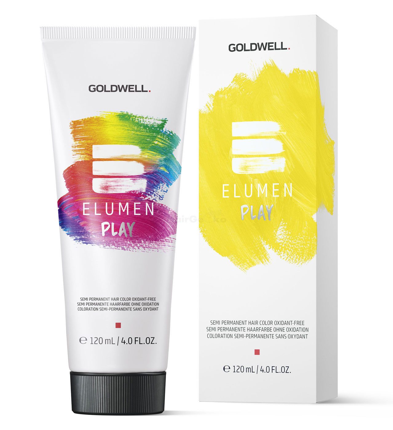 Emi Kosmetik-Set Goldwell Elumen Play Semi-Permanente Haarfarbe Tönung - Gelb 120ml