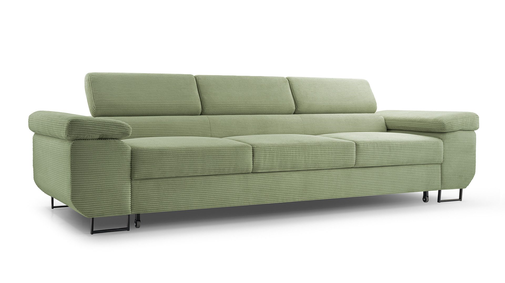 Beautysofa Schlafsofa NAVIO, mit Verstellbare Kopfstützen günstig online kaufen