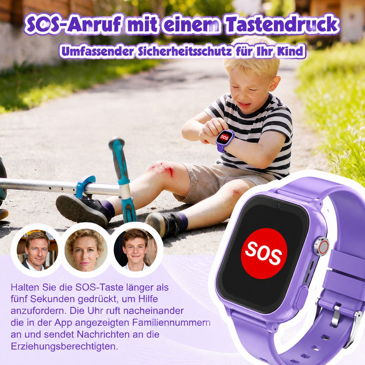 Vashoy 2026 Kinderuhr T53Neue Smartwatch Kinder mit GPS, Kameras, Smartwatch (5 cm/1.83 Zoll, Android/4G (LTE) 4G Telefonfunktionen Smartwatch, 7-tlg., Schulmodus,Geschenke für Kinder im Alter von 5 bis 16 Jahren