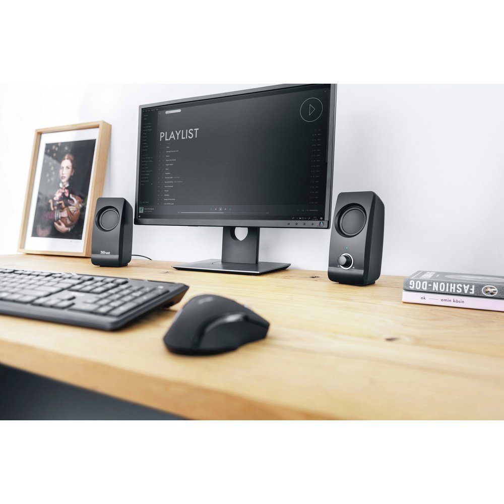 Trust Trust Remo 2.0 PC-Lautsprecher Kabelgebunden 16 W Schwarz PC-Lautsprecher (16.00 W)