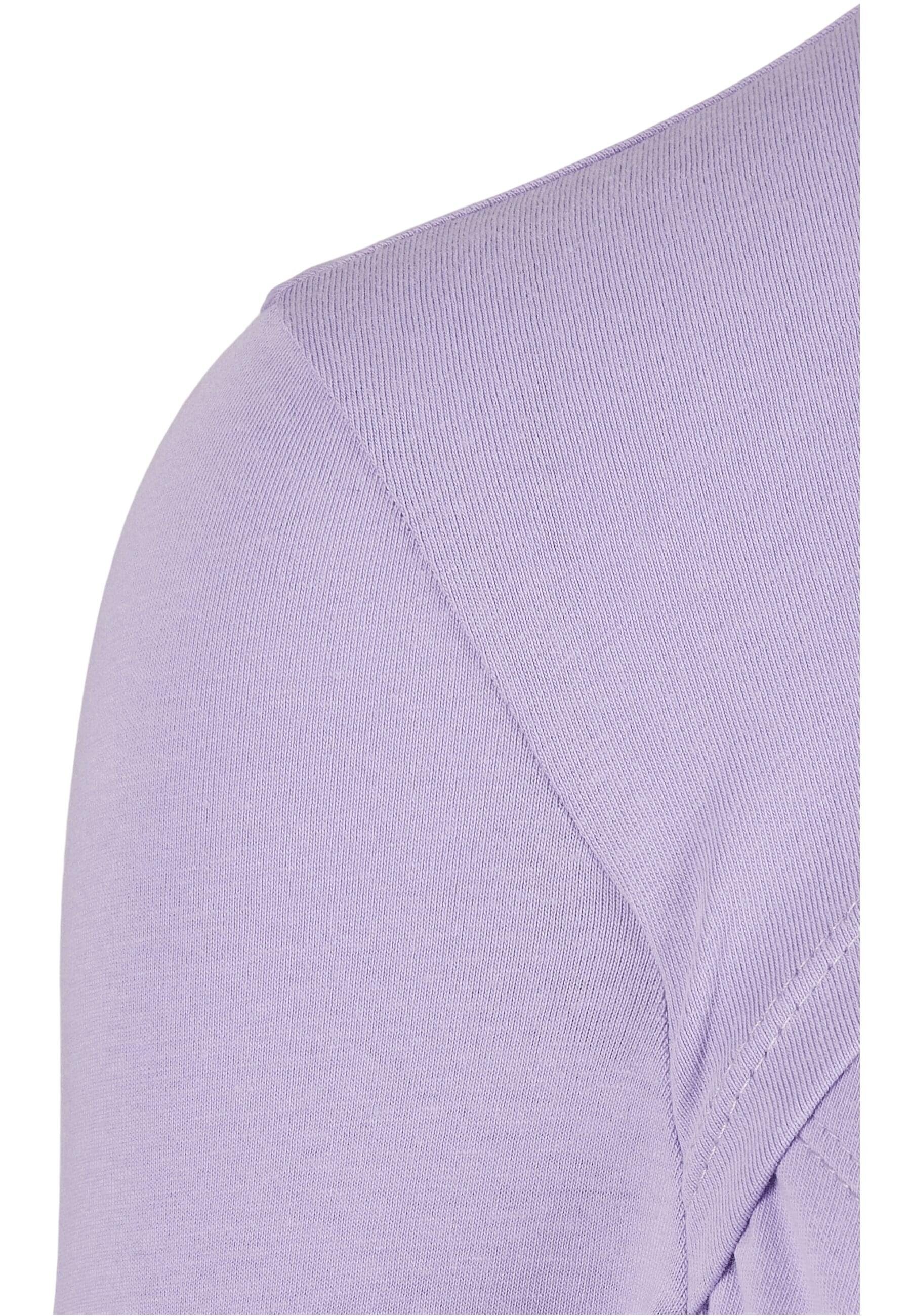 Damen Langarmshirt lavender URBAN CLASSICS (1-tlg) Ladies Cut-Out Turtleneck Longsleeve