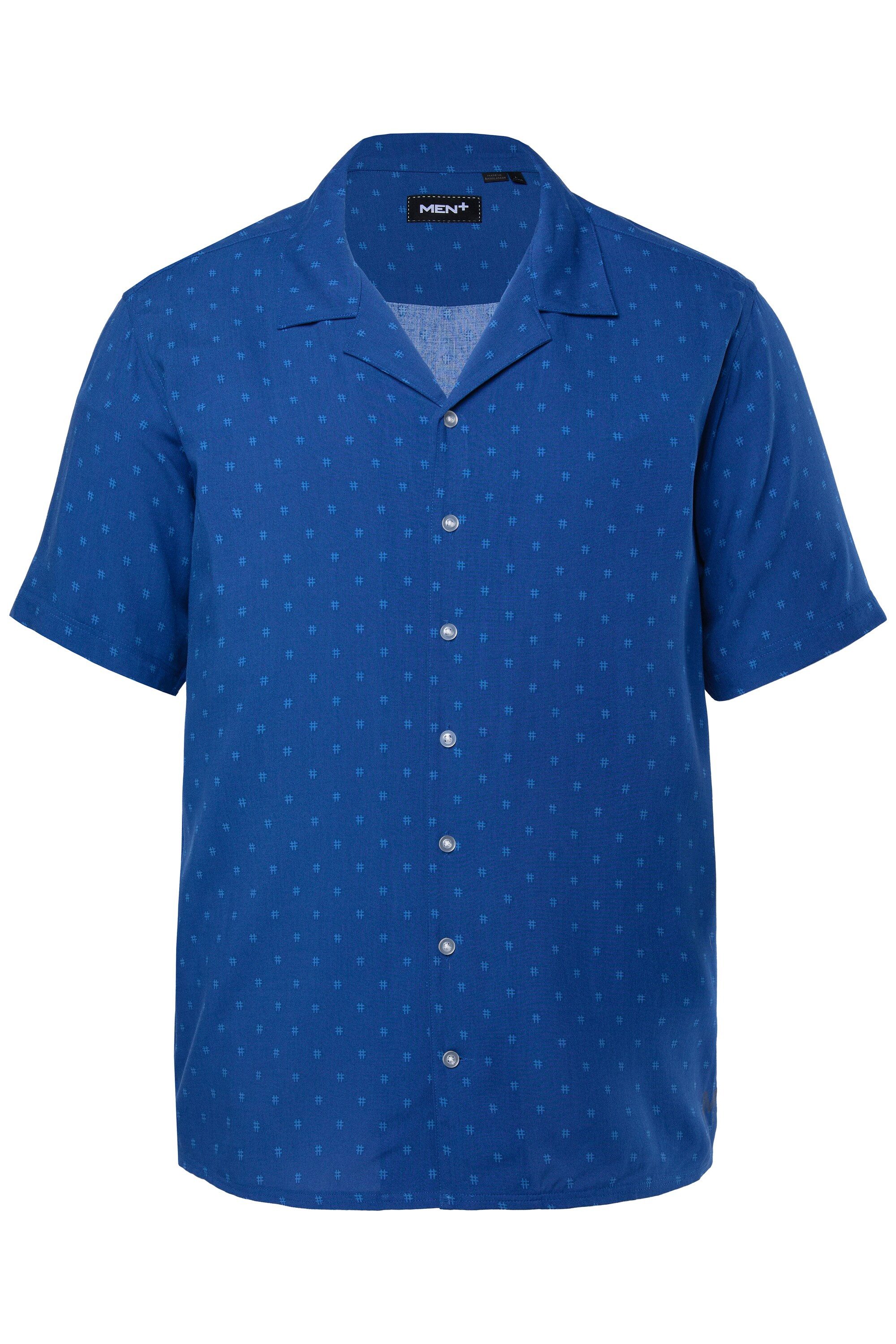 Men Plus Kurzarmhemd Men+ Viskose-Hemd Halbarm günstig online kaufen