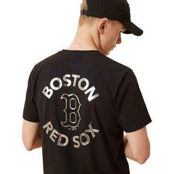 New Era Print-Shirt New Era MLB BOSTON RED SOX Gold Metallic Tee T-Shirt NEU/OVP