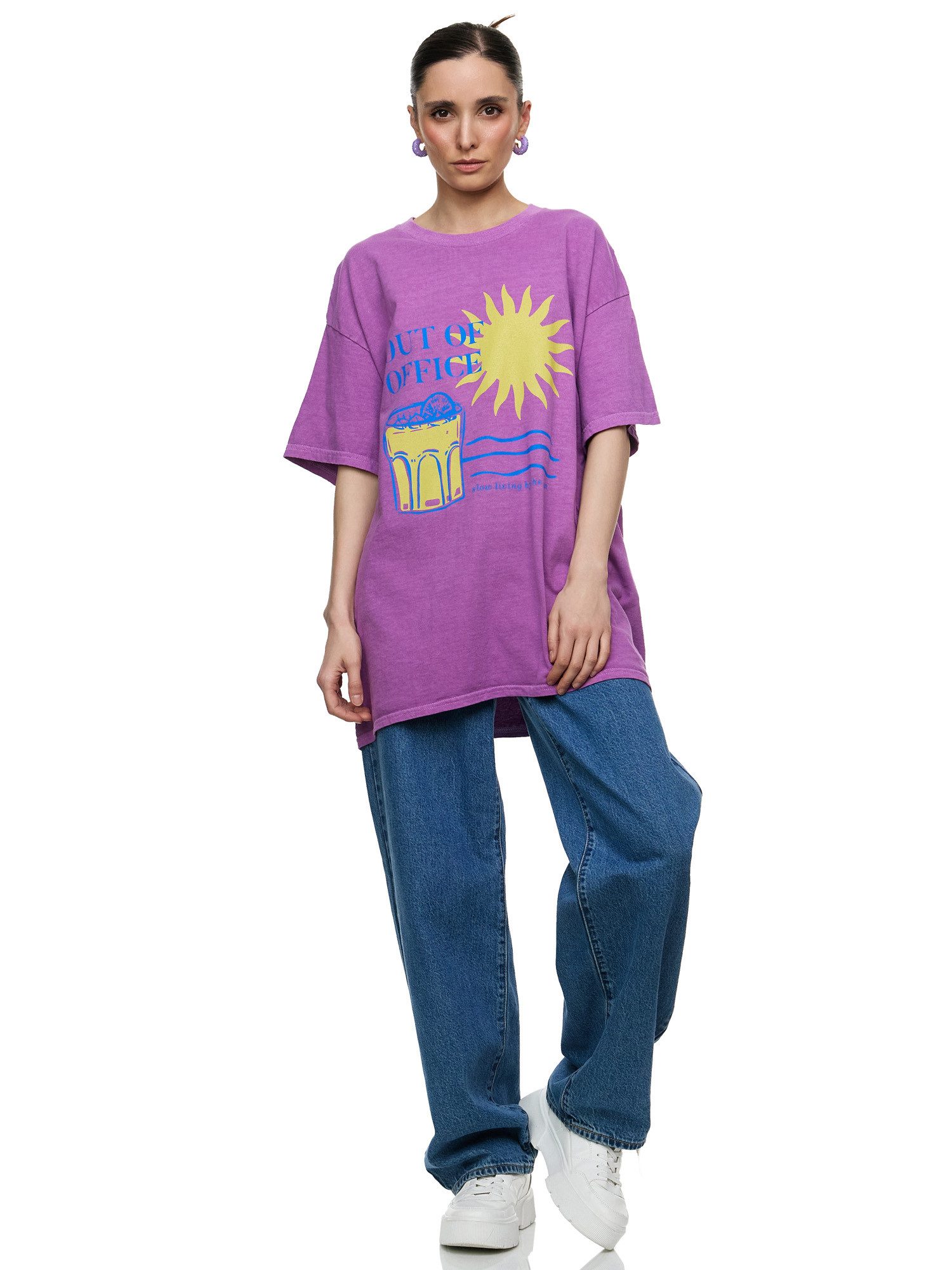 Worldclassca T-Shirt Worldclassca Oversized Print OUT günstig online kaufen