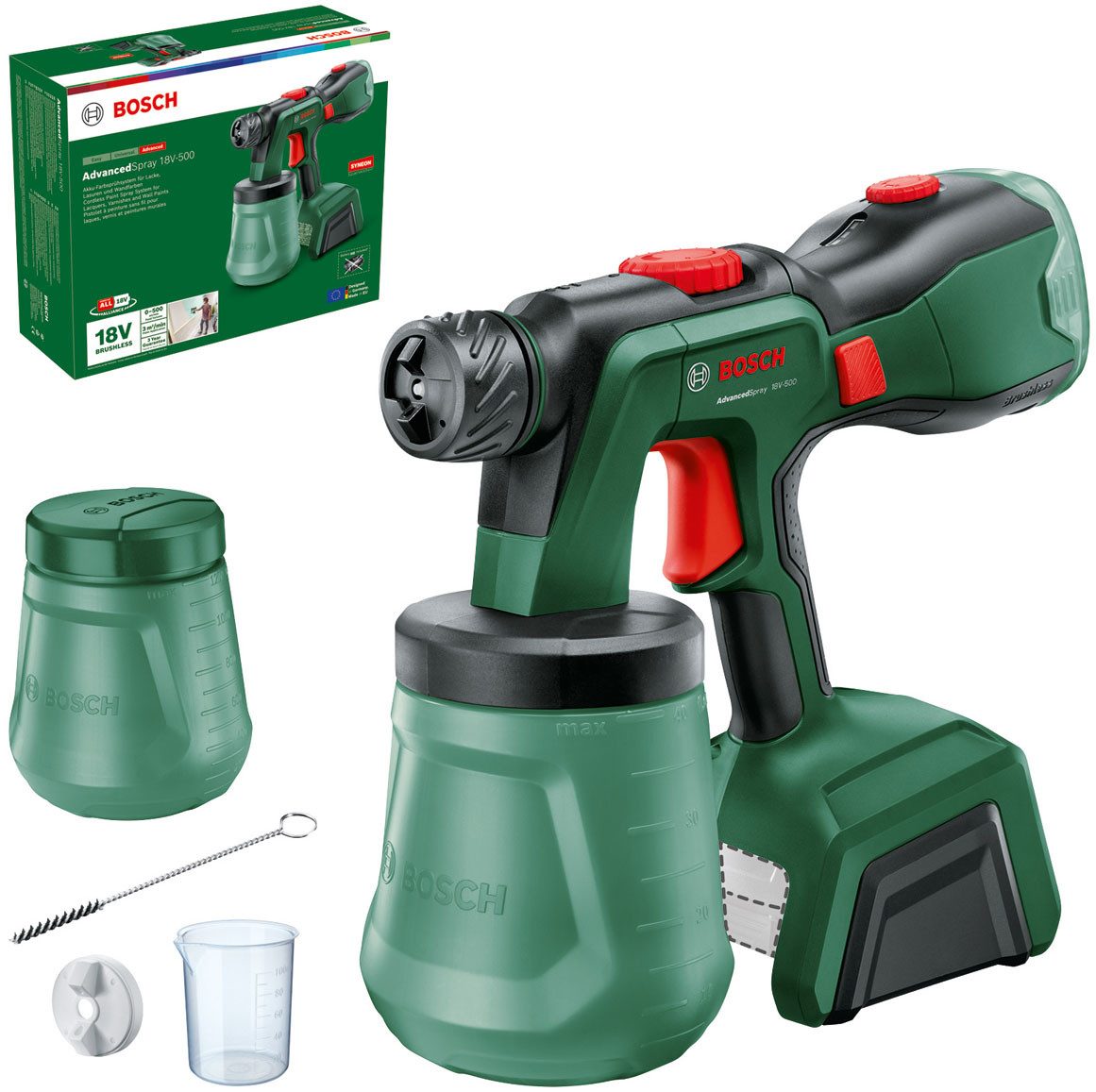Bosch Home & Garden Farbsprühgerät AdvancedSpray 18V-500, ohne Akku und Ladegerät