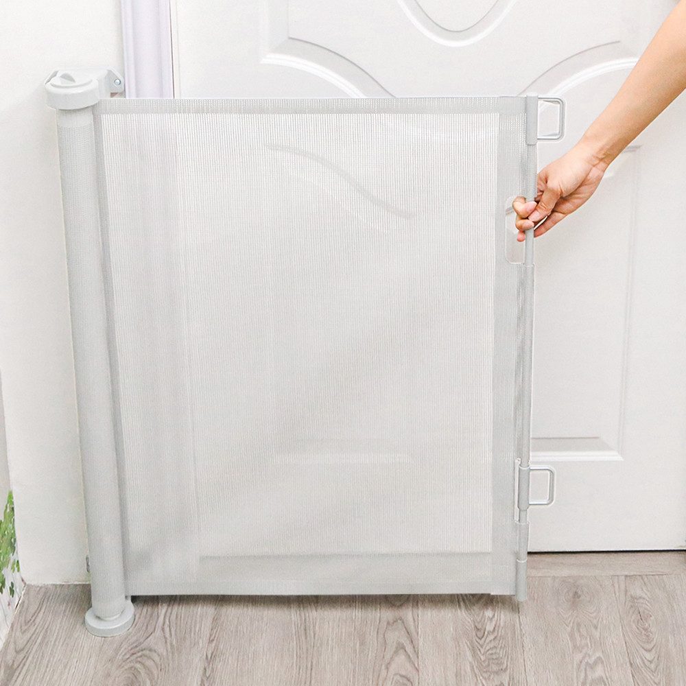 JEOBEST Treppenschutzgitter Türschutzgitter Ausziehbar 0-180CM Treppenschut günstig online kaufen