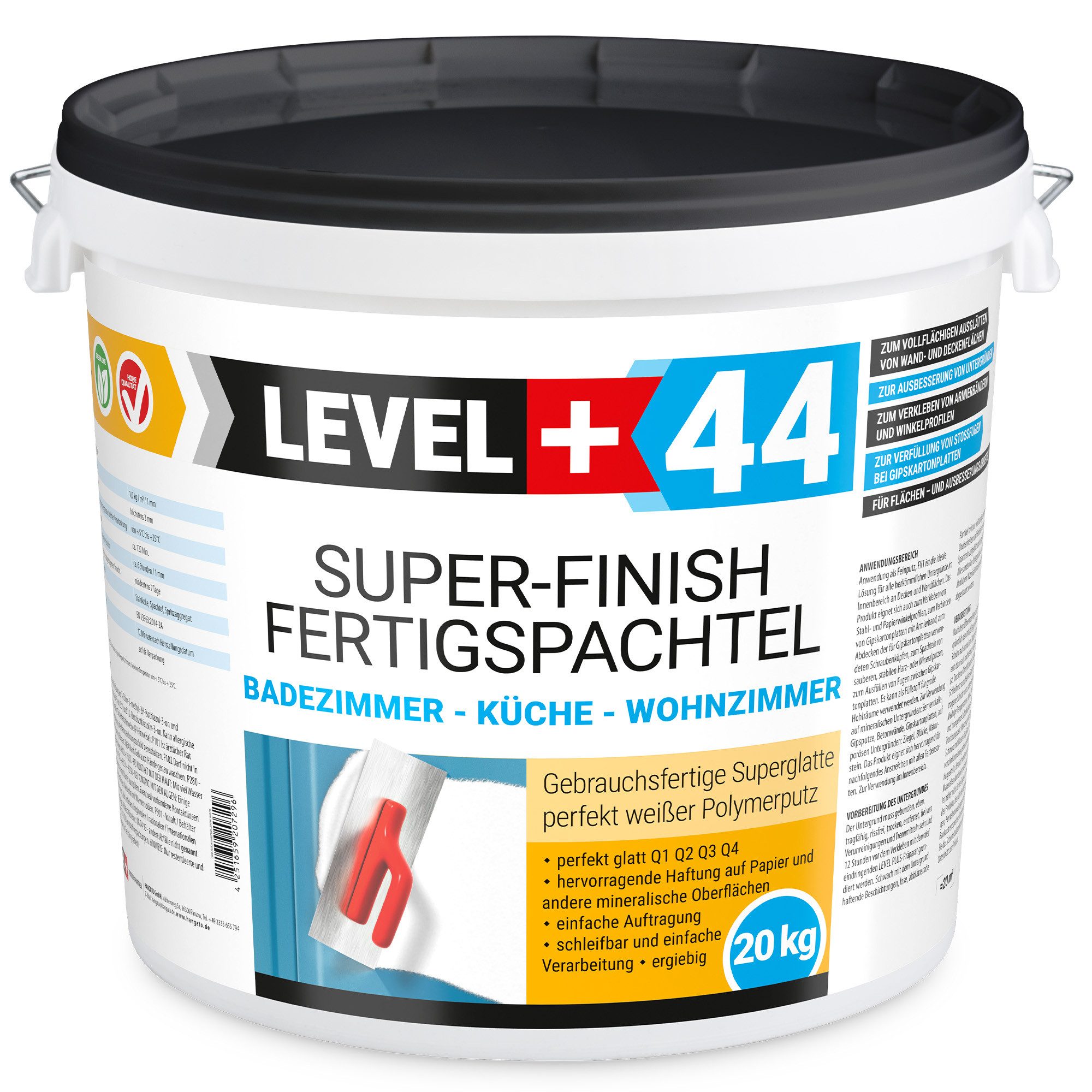 Level+ Spachtelmasse LEVEL+ Fertigspachtel Spachtelmasse Super günstig online kaufen