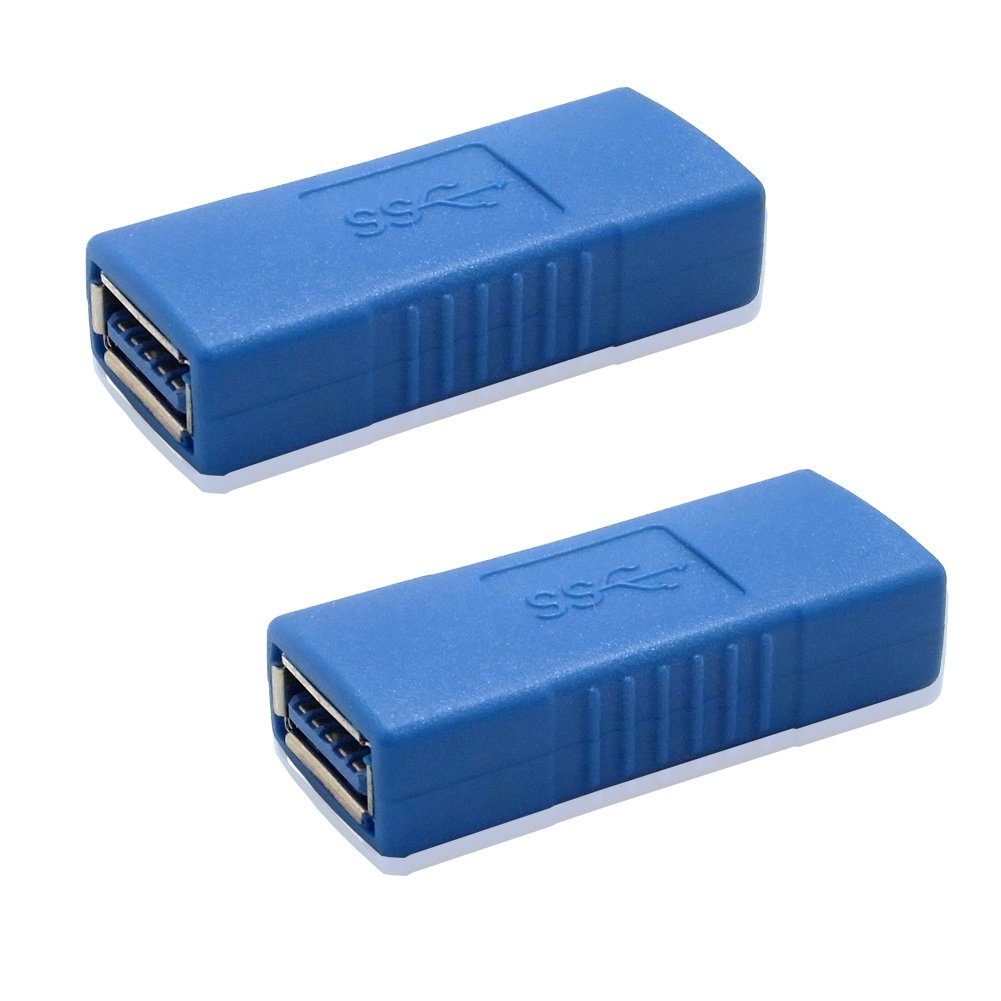 euroharry euroharry USB 3.0 Adapter Kupplung Verbindung Koppler Erweiterung  USB-Adapter