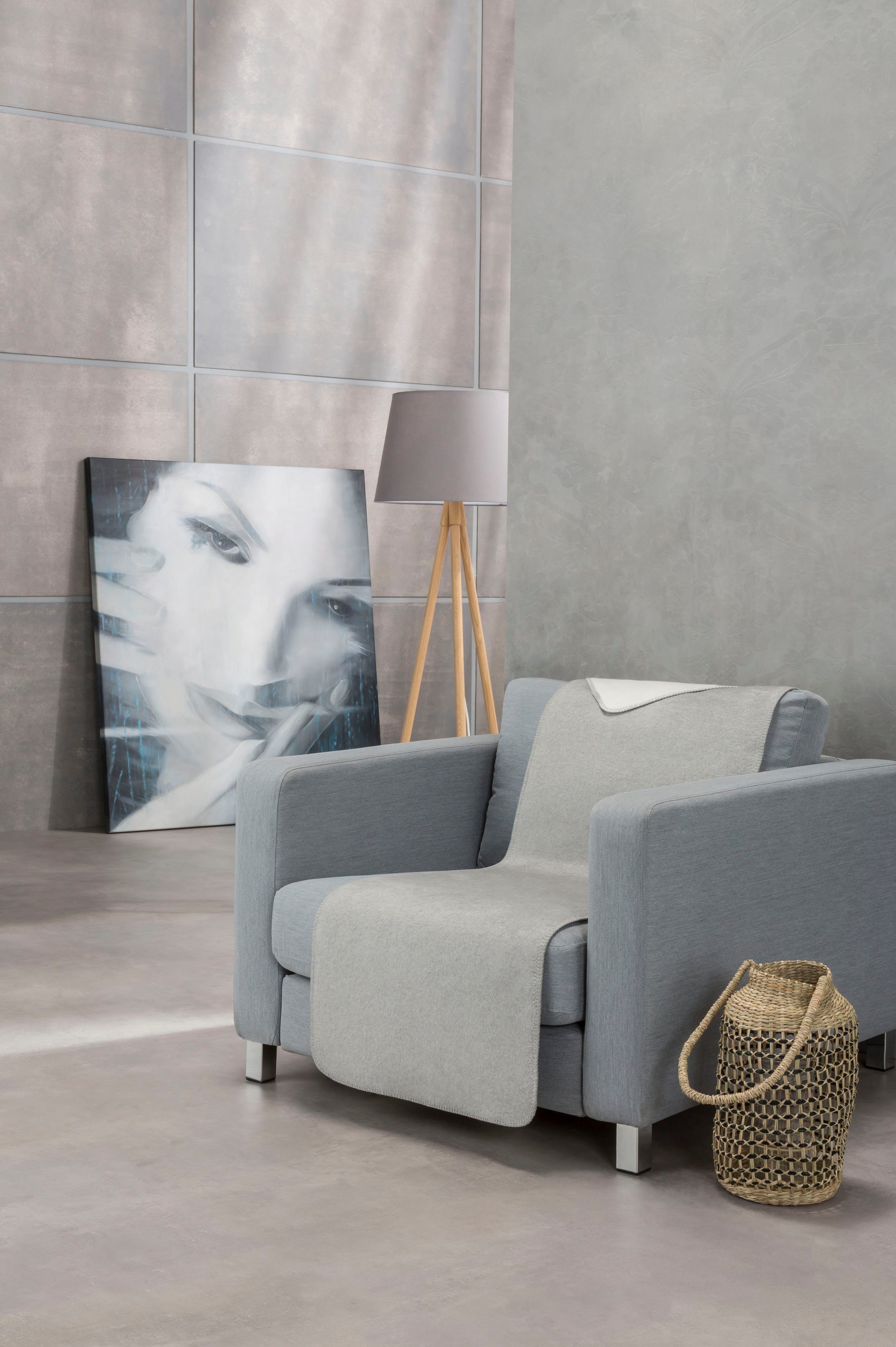 IBENA Sesselschoner Dublin, mit Wendeseite