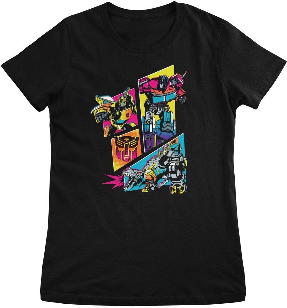 Transformers T-Shirt Transformers Neon Retro Girly Tee