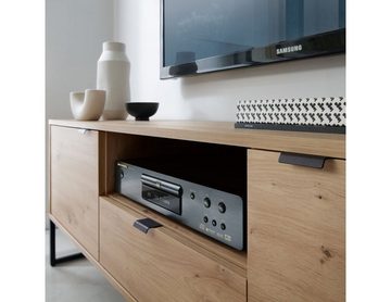 MOEBLO TV-Board KERI KRTV153 (Schrank mit Schublade und 2 Türen, für Wohnzimmer Lowboard für Fernseher Fernseherschrank Board Kommode), (BxHxT): 153x54x39 cm