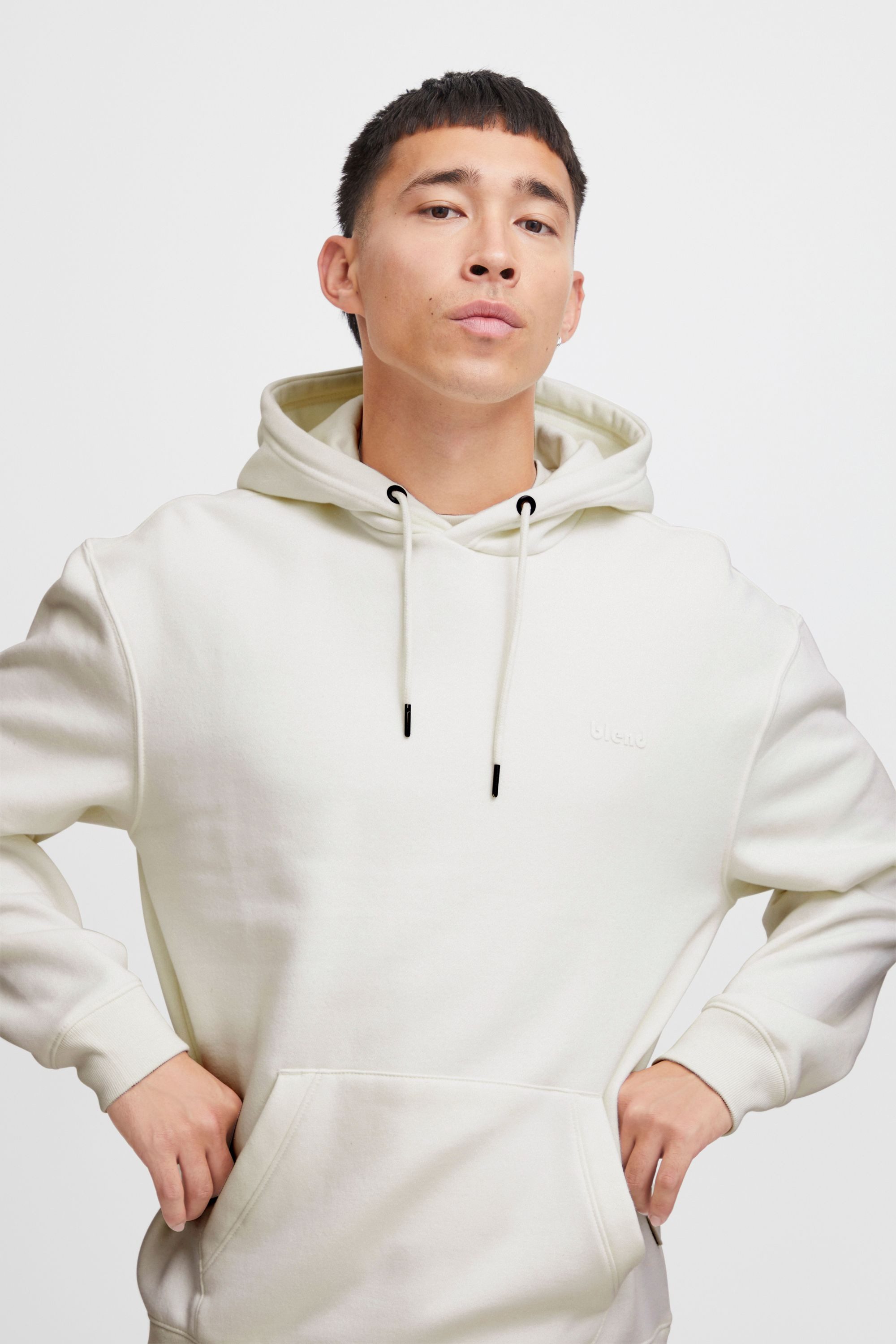 Blend Kapuzenpullover BHDownton Klassisches Sweatshirt mit Rundhalsausschnitt und Kängurutasche