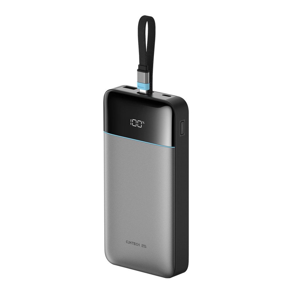 Cuktech Cuktech LPB252N 120W 25000mAh Powerbank mit integriertem USB-C-Kabel Powerbank