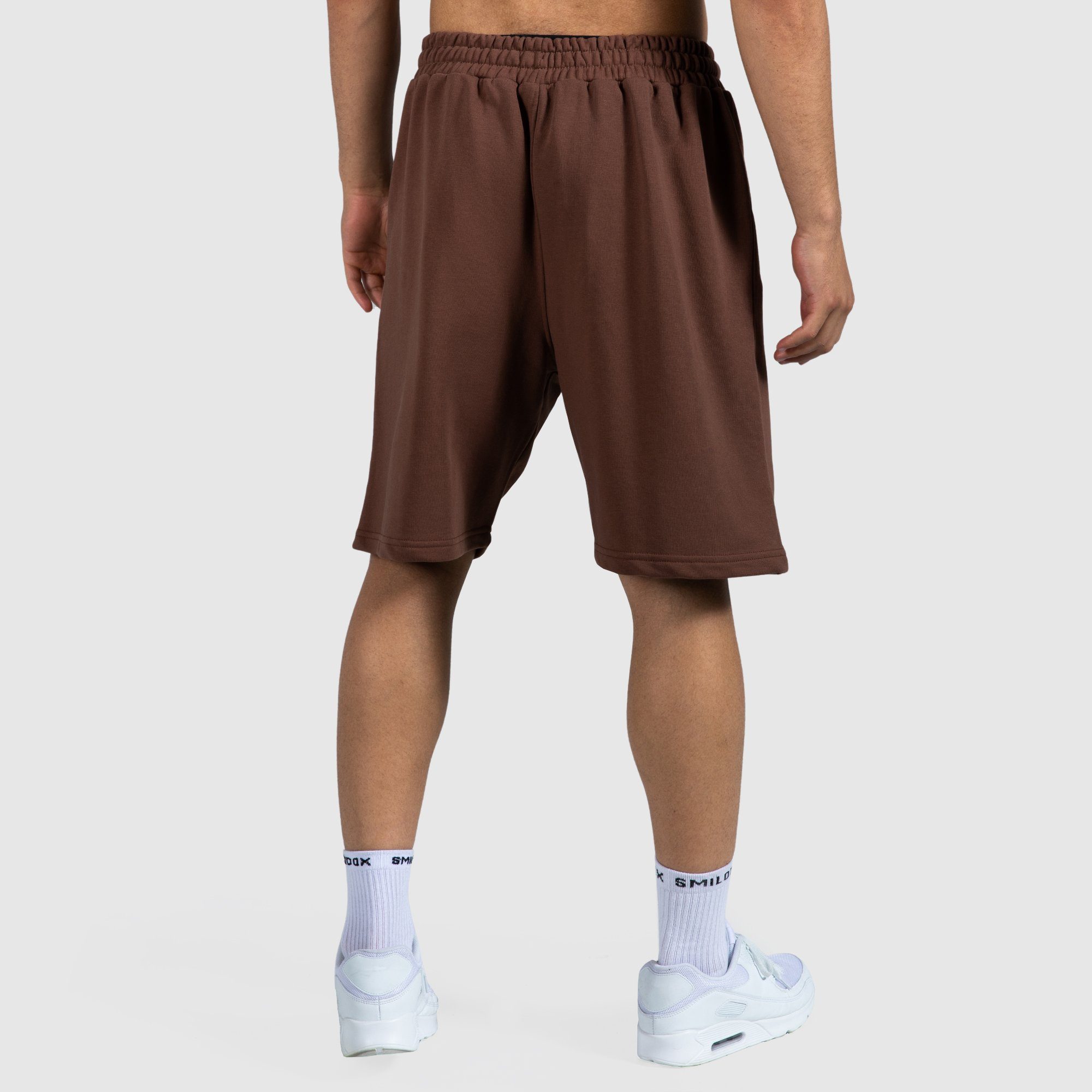 Smilodox Shorts Davin Oversize, Baumwolle 100% Braun