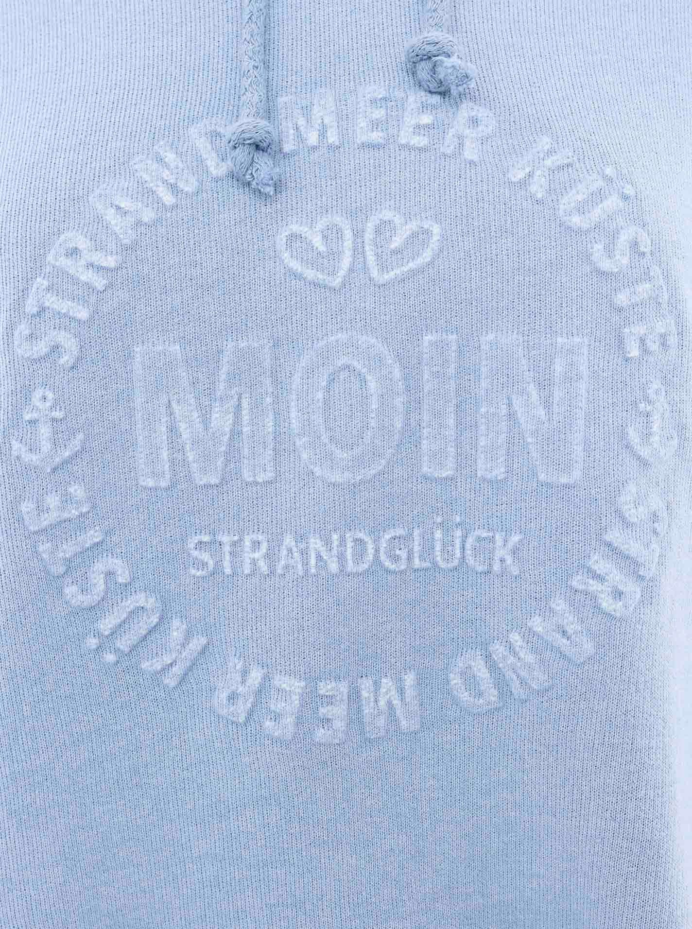 Zwillingsherz Hoodie "Moin" Kapuze, Kordelzug, Langarm, maritimer Schriftzug – Bild 5 von 5